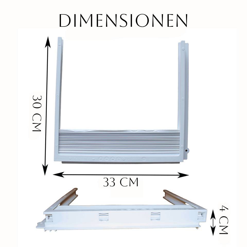 Greif - Fensterdichtungsset mit Verstellbarer Dichtungsplatte