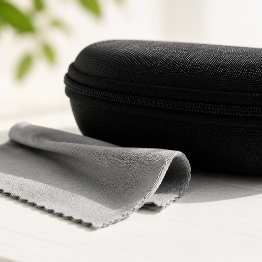 „Sommer-Set": Etui + Mikrofasertuch