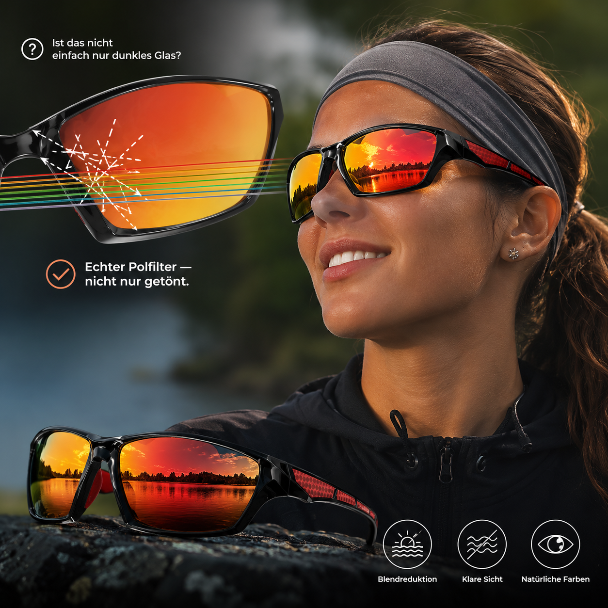 GREIF™ | Sportliche Sonnenbrille