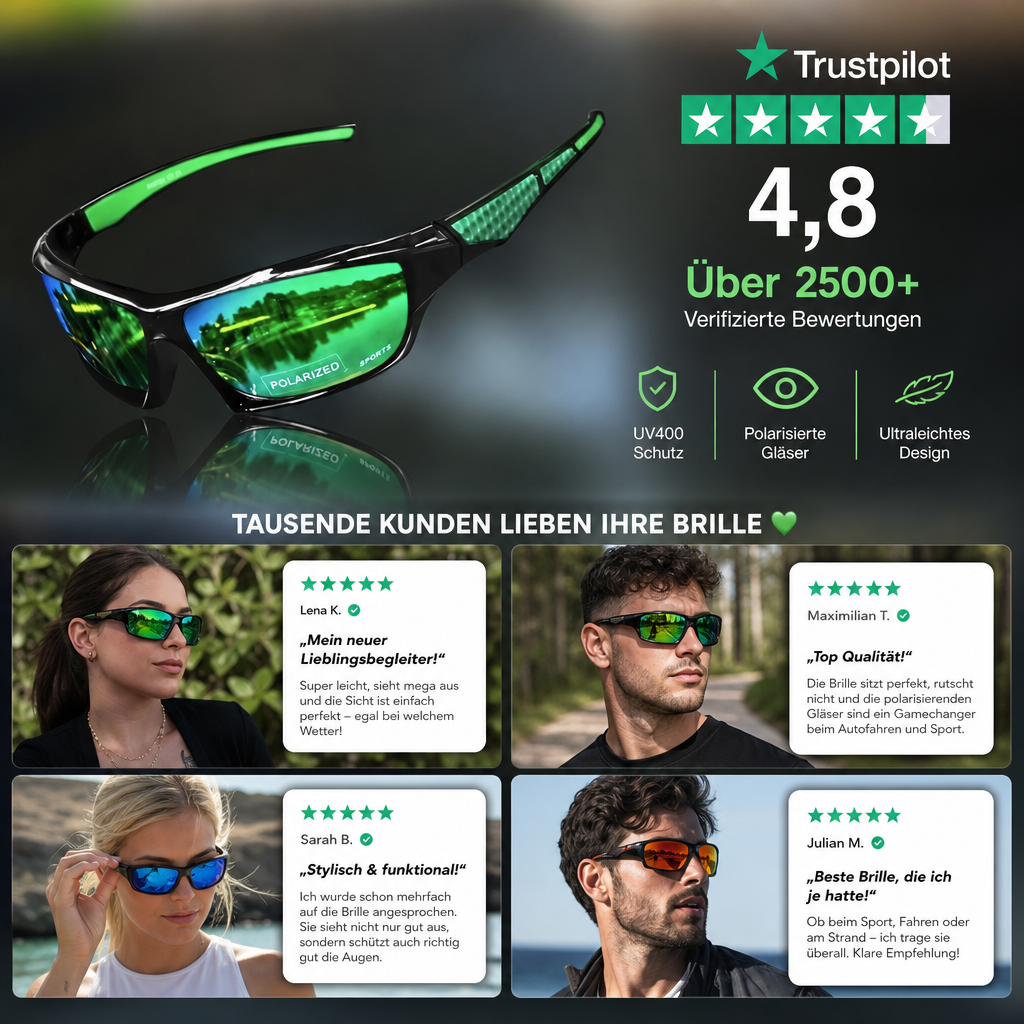 GREIF™ | Sportliche Sonnenbrille